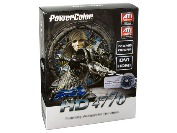Tarjeta de Video PowerColor ATI HD 4770 PCS, 512MB DDR5, Salida a TV, DirectX 10.1, Puerto PCI Express 2.0