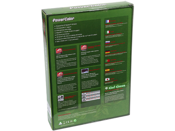 Tarjeta de Video PowerColor Go! Green Radeon HD 5450, 1GB DDR3, HDMI, DVI, DirectX 11, Puerto PCI Express 2.1