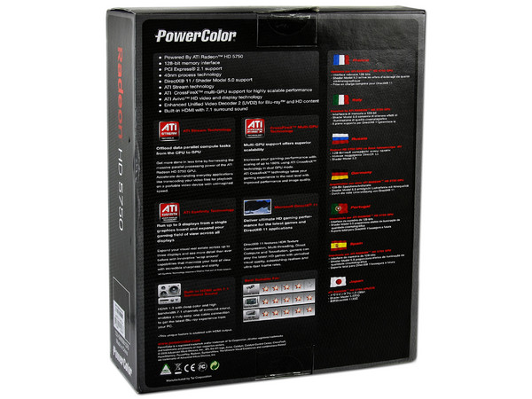 Tarjeta de Video PowerColor HD 5750, 512MB DDR5, HDMI , DirectX 11, Puerto PCI Express 2.0