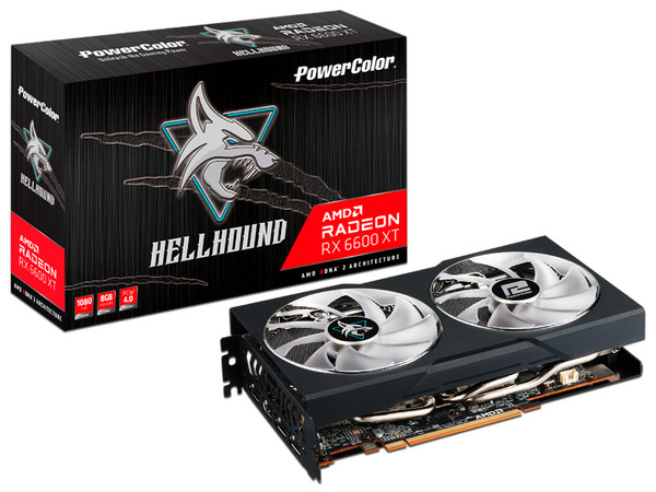 Tarjeta de Video AMD Radeon RX 6600 XT POWERCOLOR HELLHOUND, 8GB GDDR6, 1xHDMI, 3xDisplayPort, PCI Express 4.0.
