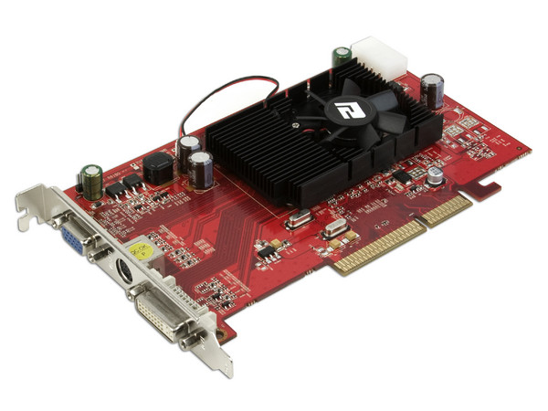  Tarjeta de Video PowerColor ATI Radeon HD 2400 PRO, 512MB DDR2, Salida a TV, 100% compatible con DirectX 10. Puerto AGP 8X