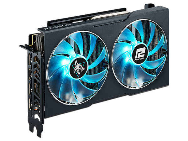 Tarjeta de Video AMD Radeon RX 7600 XT PowerColor Hellhound, 16GB GDDR6, 1xHDMI, 3xDisplayPort, PCI Express 4.0.