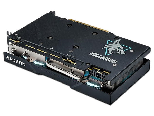 Tarjeta de Video AMD Radeon RX 7600 XT PowerColor Hellhound, 16GB GDDR6, 1xHDMI, 3xDisplayPort, PCI Express 4.0.