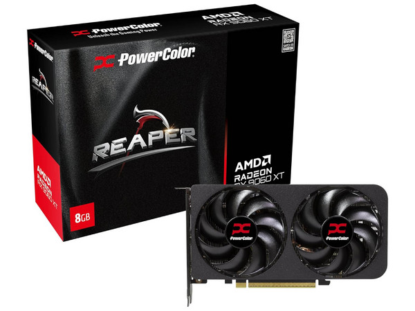 Tarjeta de Video AMD Radeon RX 9060 XT PowerColor Reaper, 8GB GDDR6,  1xHDMI, 2xDisplayPort, PCI Express 5.0