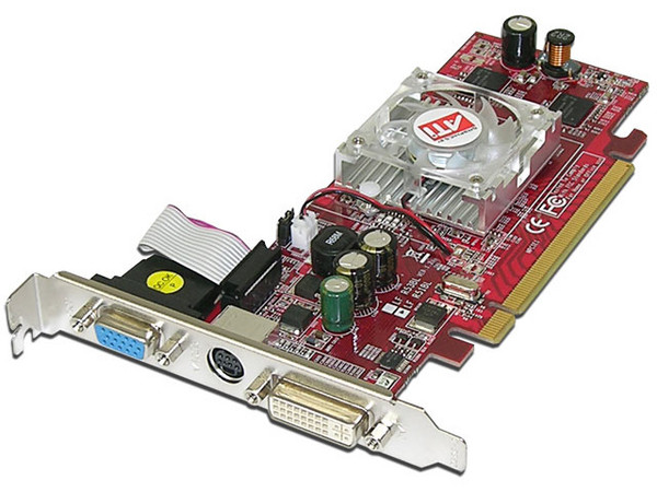 Tarjeta de Video PowerColor Radeon X1550 con 256MB DDR2, DVI y Salida a TV. Puerto PCI Express x 16