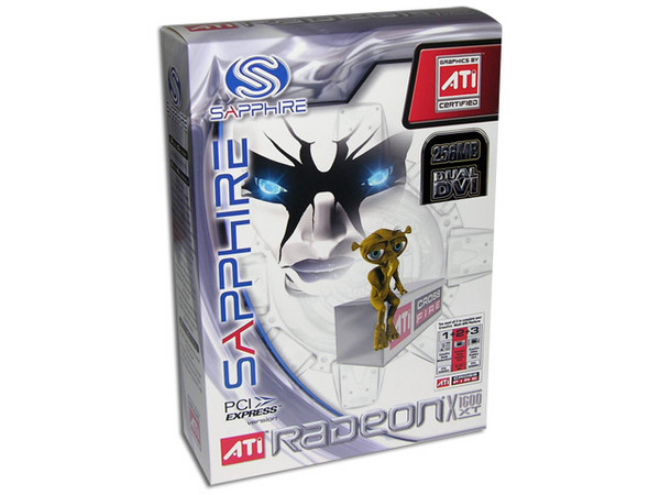 Tarjeta de Video Sapphire ATI Radeon X1600XT 256MB. Puerto PCI Express 16x. Dual DVI, Salida a TV. Soporta HDTV.