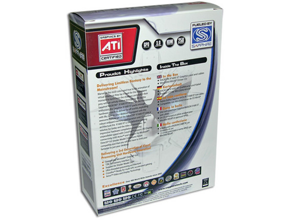 Tarjeta de Video Sapphire ATI Radeon X1600XT 256MB. Puerto PCI Express 16x. Dual DVI, Salida a TV. Soporta HDTV.
