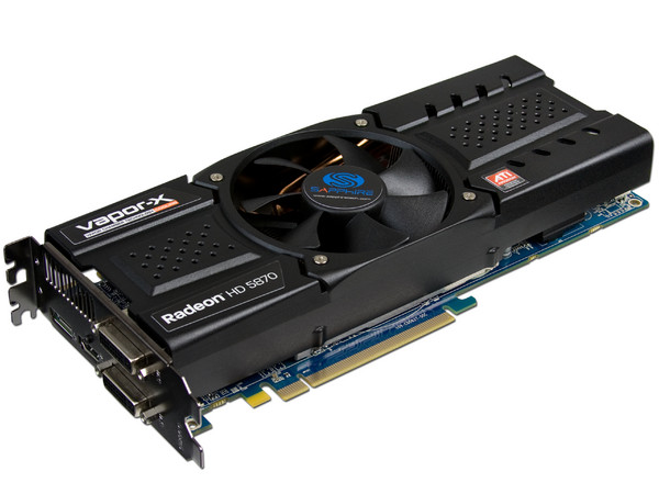 Tarjeta de Video SAPPHIRE Vapor-X ATI Radeon HD 5870 OverClock Edition, 1GB DDR5, HDMI y DisplayPort, DirectX 11, Puerto PCI Express 2.0