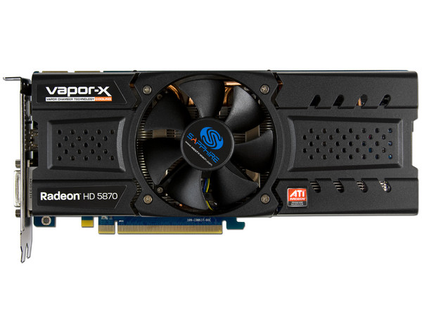 Tarjeta de Video SAPPHIRE Vapor-X ATI Radeon HD 5870 OverClock Edition, 1GB DDR5, HDMI y DisplayPort, DirectX 11, Puerto PCI Express 2.0