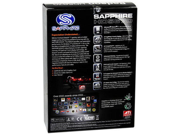 Tarjeta de Video SAPPHIRE Radeon HD 5670 Arctic Cooling, 1GB DDR5, HDMI, DirectX 11, Puerto PCI Express 2.0