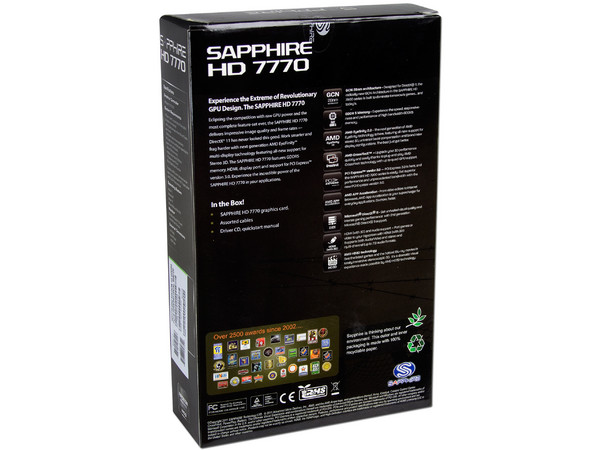 Tarjeta de Video Sapphire Radeon HD 7770 GHz Edition, 1GB GDDR5, Mini DisplayPort, HDMI y DVI, DirectX 11, Puerto PCI Express x16 3.0.