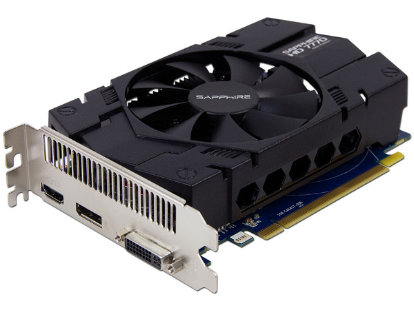 Tarjeta de Video Sapphire Radeon HD 7770 GHz Edition, 1GB GDDR5, DisplayPort, HDMI y DVI, Puerto PCI Express x16 3.0