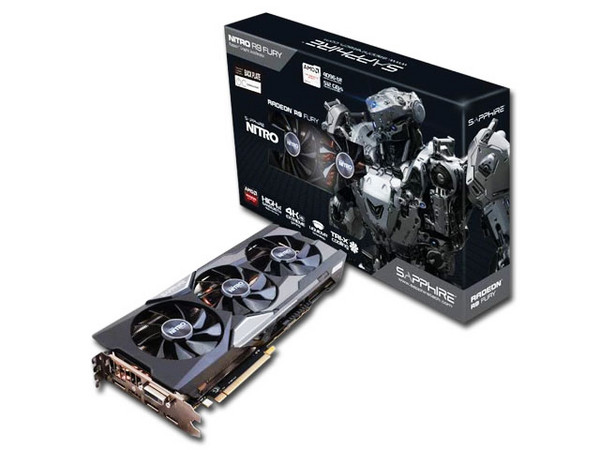 Tarjeta de Video Sapphire AMD RADEON R9 FURY, 4GB (HBM), Display Port, HDMI, Puerto PCI EXPRESS 3.0.