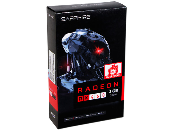 Tarjeta de Video AMD Sapphire Radeon RX 460, 2GB GDDR5, 1xHDMI, 1xDVI, 1xDisplayPort, PCI Express x16 3.0