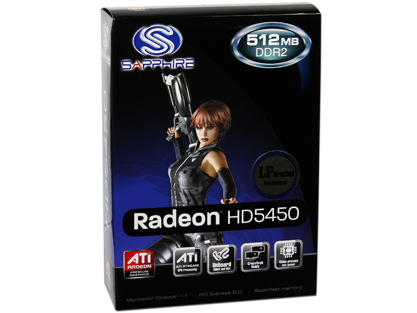 Tarjeta de Video SAPPHIRE Radeon HD 5450, 512MB DDR2, HDMI, DirectX 11, Puerto PCI Express 2.0
