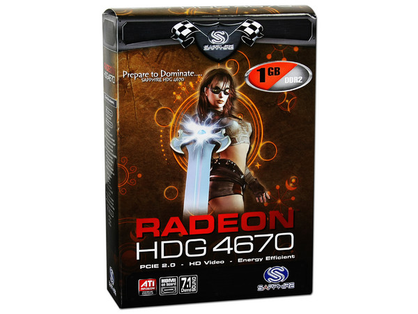 Tarjeta de Video SAPPHIRE HDG 4670, 1GB DDR2, HDMI, DirectX 10.1, Puerto PCI Express 2.0