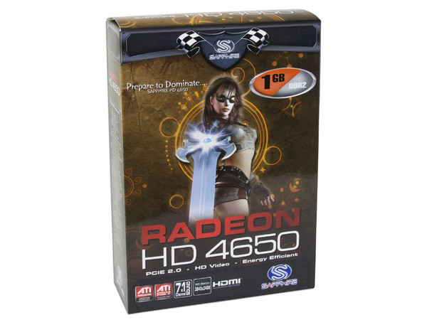 Tarjeta de Video SAPPHIRE ATI HD 4650, 1GB DDR2, Salida a TV, DirectX 10.1, Puerto PCI Express 2.0