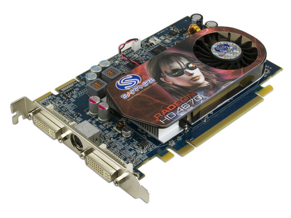 Tarjeta de Video SAPPHIRE ATI HD 4670, 1GB DDR3, Salida a TV, DirectX 10.1, Puerto PCI Express 2.0