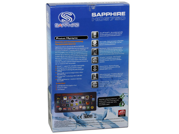 Tarjeta de Video SAPPHIRE Vapor-X HD 5750, 1GB DDR5, HDMI y DisplayPort, DirectX 11, Puerto PCI Express 2.0