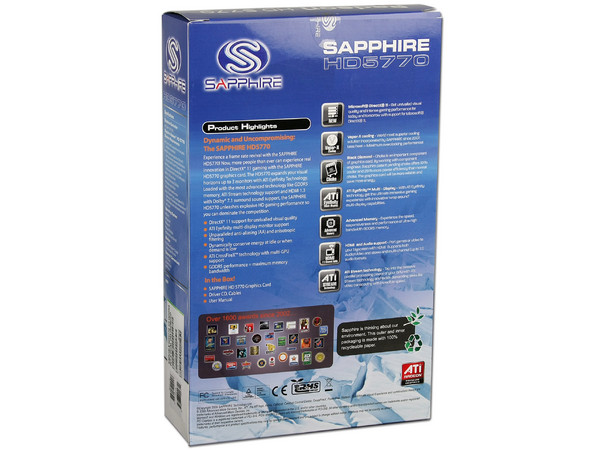 Tarjeta de Video SAPPHIRE Vapor-X HD 5770 OverClock Edition, 1GB DDR5, HDMI y DisplayPort, DirectX 11, Puerto PCI Express 2.0