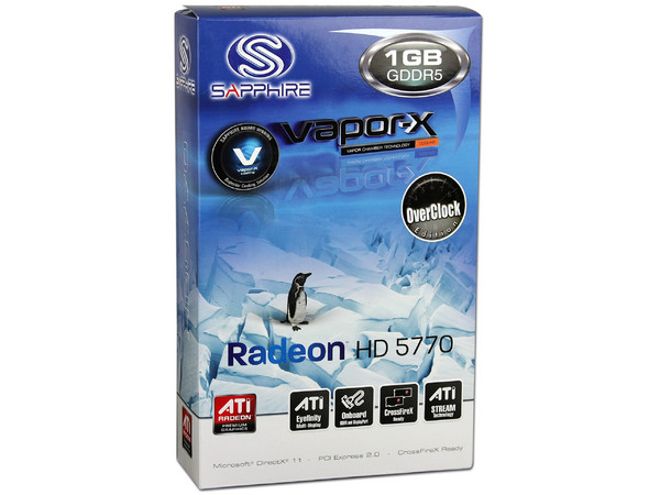 Tarjeta de Video SAPPHIRE Vapor-X HD 5770 OverClock Edition, 1GB DDR5, HDMI y DisplayPort, DirectX 11, Puerto PCI Express 2.0