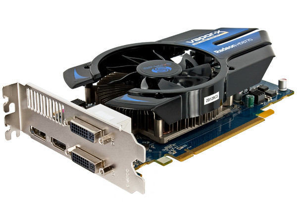 Tarjeta de Video SAPPHIRE Radeon HD 6770 Vapor-X OC Versión, 1GB GDDR5, DisplayPort, HDMI y DVI, DirectX 11, Puerto PCI Express 2.1