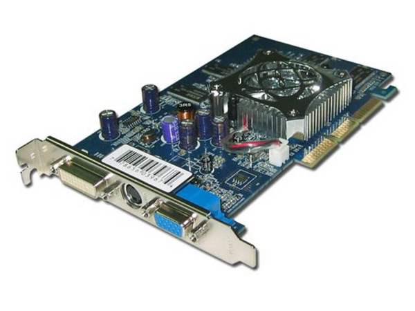 T. de Video XFX nVidia FX 5500 con 256MB DDR, AGP 8X y Salida a TV