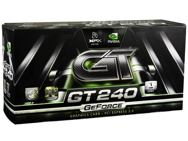 Tarjeta de Video XFX NVIDIA GeForce GT 240, 1GB DDR3, HDMI. Puerto PCI Express 2.0