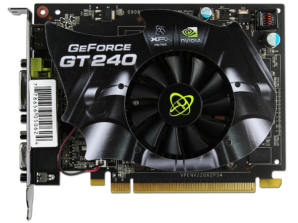 Tarjeta de Video XFX NVIDIA GeForce GT 240, 1GB DDR3, HDMI. Puerto PCI Express 2.0
