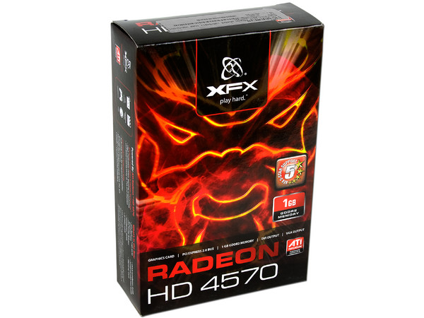 Tarjeta de Video XFX Radeon HD 4570, 1GB DDR2, Salida a TV,  DVI , DirectX 10.1, Puerto PCI Express 2.0