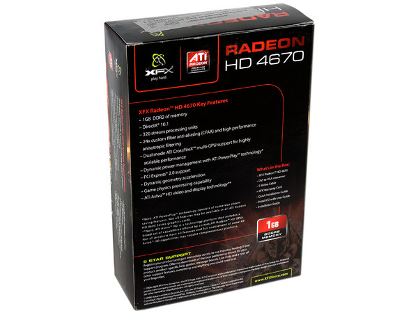 Tarjeta de Video XFX Radeon HD 4670, 1GB DDR2, Salida a TV, Dual DVI, DirectX 10.1, Puerto PCI Express 2.0