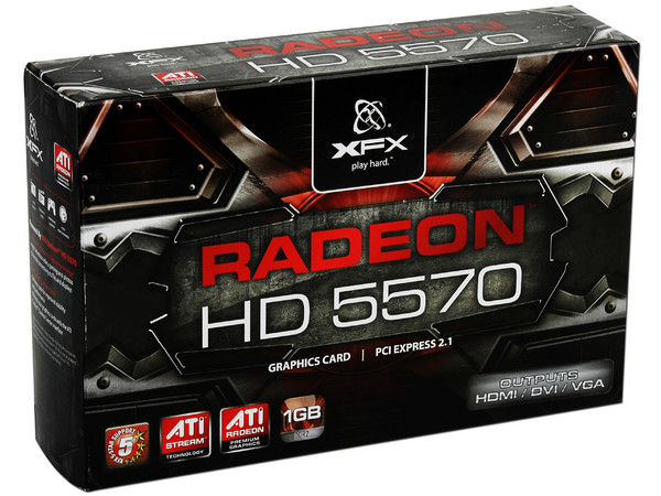 Tarjeta de Video XFX Radeon HD 5570, 1GB DDR2, HDMI, DVI, DirectX 11, Puerto PCI Express 2.1