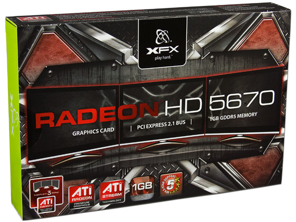 Tarjeta de Video XFX Radeon HD 5670, 1GB DDR5, HDMI, DirectX 11, Puerto PCI Express 2.0
