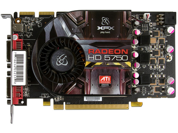 Tarjeta de Video XFX HD 5750, 1GB DDR5, Mini DisplayPort , DVI, DirectX 11, Puerto PCI Express 2.1