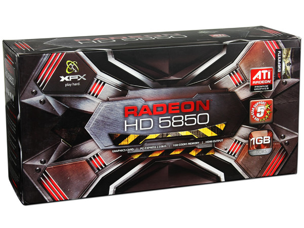 Tarjeta de Video XFX ATI Radeon HD 5850, 1GB DDR5, HDMI y DisplayPort, DirectX 11, Puerto PCI Express 2.0