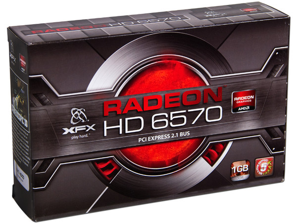 Tarjeta de Video XFX Radeon HD 6570, 1GB DDR3, HDMI, DVI, DirectX 11, Puerto PCI Express 2.1