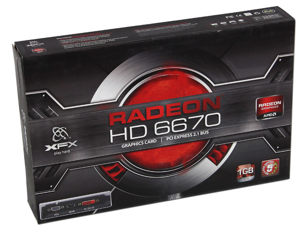 Tarjeta de Video XFX Radeon HD 6670, 1GB GDDR5, HDMI, DVI, DirectX 11, Puerto PCI Express 2.1