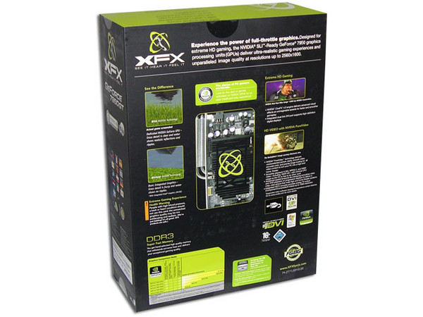 Tarjeta de Video XFX GeForce 7950GT, 512 MB DDR3, Dual DVI, Salida a TV/HDTV. Puerto PCI Express x16