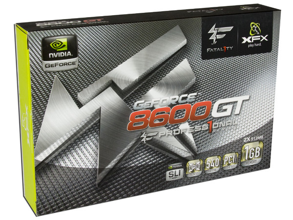 Tarjeta de Video XFX NVIDIA GeForce 8600GT Fatal1ty Profess1onal, 1GB DDR2, Salida a TV. Puerto PCI Express x16