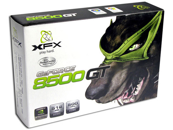 Tarjeta de Video XFX NVIDIA GeForce 8500GT, 512MB TurboCache DDR2, Salida a TV, 100% compatible con DirectX 10. Puerto PCI Express x16