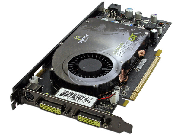 Tarjeta de Video XFX GeForce 8800GT, 512MB DDR3, Dual DVI, Salida a TV/HDTV. DirectX 10. Puerto PCI Express 2.0.
Incluye el juego Company of Heroes