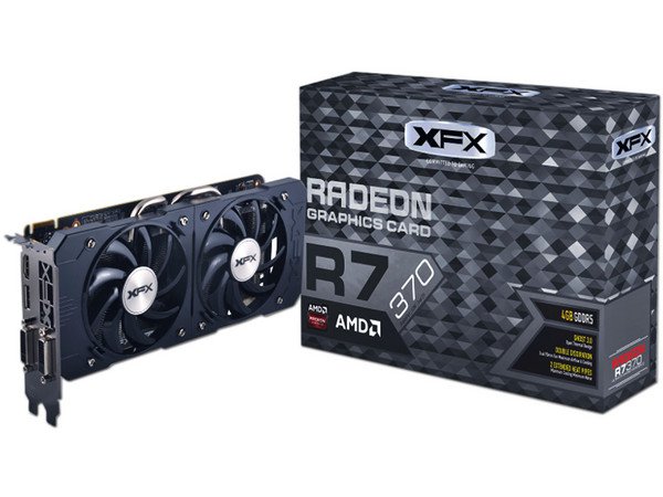 Tarjeta de Video XFX RADEON R7 370, 4GB GDDR5, HDMI, DVI, DisplayPort, PCI Express 3.0.