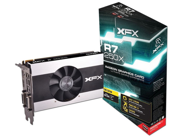 Tarjeta de Video XFX AMD Radeon R7 250X, 2GB GDDR3, HDMI, DVI, DirectX 11.2, PCI Express x16 3.0.