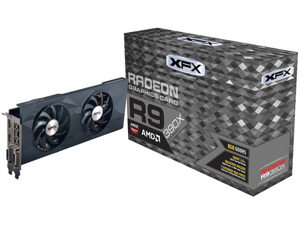 Tarjeta de Video XFX Radeon R9 390X, 8GB GDDR5, Display Port, HDMI y DVI, DirectX 12, Puerto PCI Express x16 3.0.
