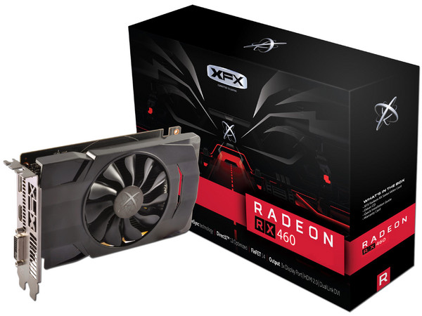 Tarjeta de Video AMD XFX Radeon RX 460, 4GB GDDR5, 1xHDMI, 1xDVI, 1xDisplayPort, PCI Express x16 3.0