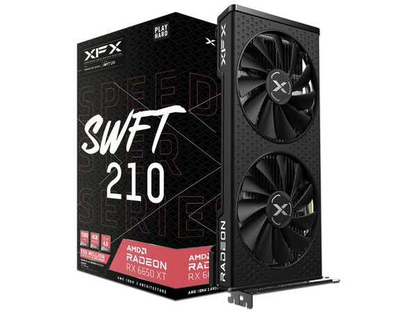 Tarjeta de Video AMD Radeon RX 6650 XT XFX Speedster SWFT 210, 8GB GDDR6, 1xHDMI, 3xDisplayPort, PCI Express 4.0