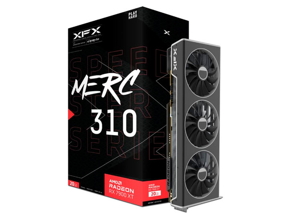 Tarjeta de Video AMD Radeon RX 7900 XT MERC 310, 20GB GDDR6, 1xHDMI, 3xDisplayPort.