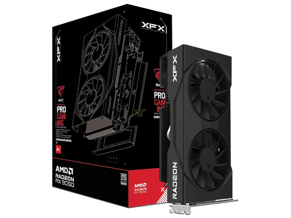Tarjeta de Video AMD Radeon RX 9050 XFX SWIFT, 8GB GDDR6, 1xHDMI, 2xDisplayPort, PCI Express x16 5.0.