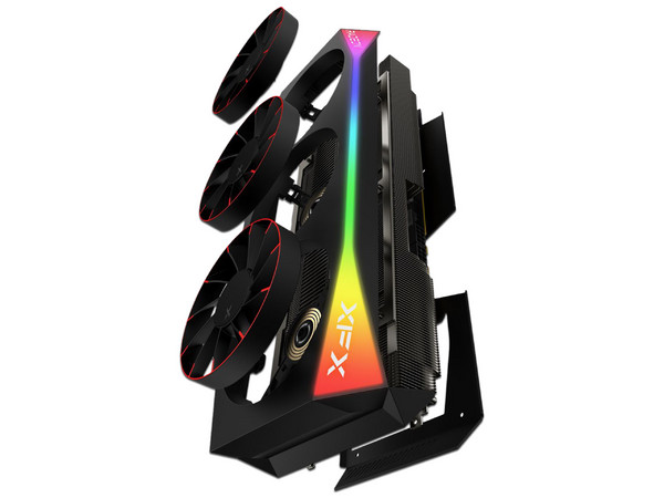 Tarjeta de Video AMD Radeon RX 9070 XT XFX Mercury OC, Magnetic Air Edition, RGB, 16GB GDDR6, 1xHDMI, 3xDisplayPort, PCI Express 5.0