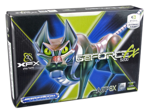 T. de Video XFX GeForce FX 5200 con 128MB, Salida a TV. Puerto AGP 8X